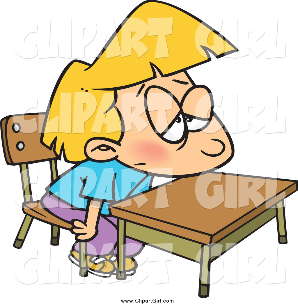 clipart girl at desk - photo #36