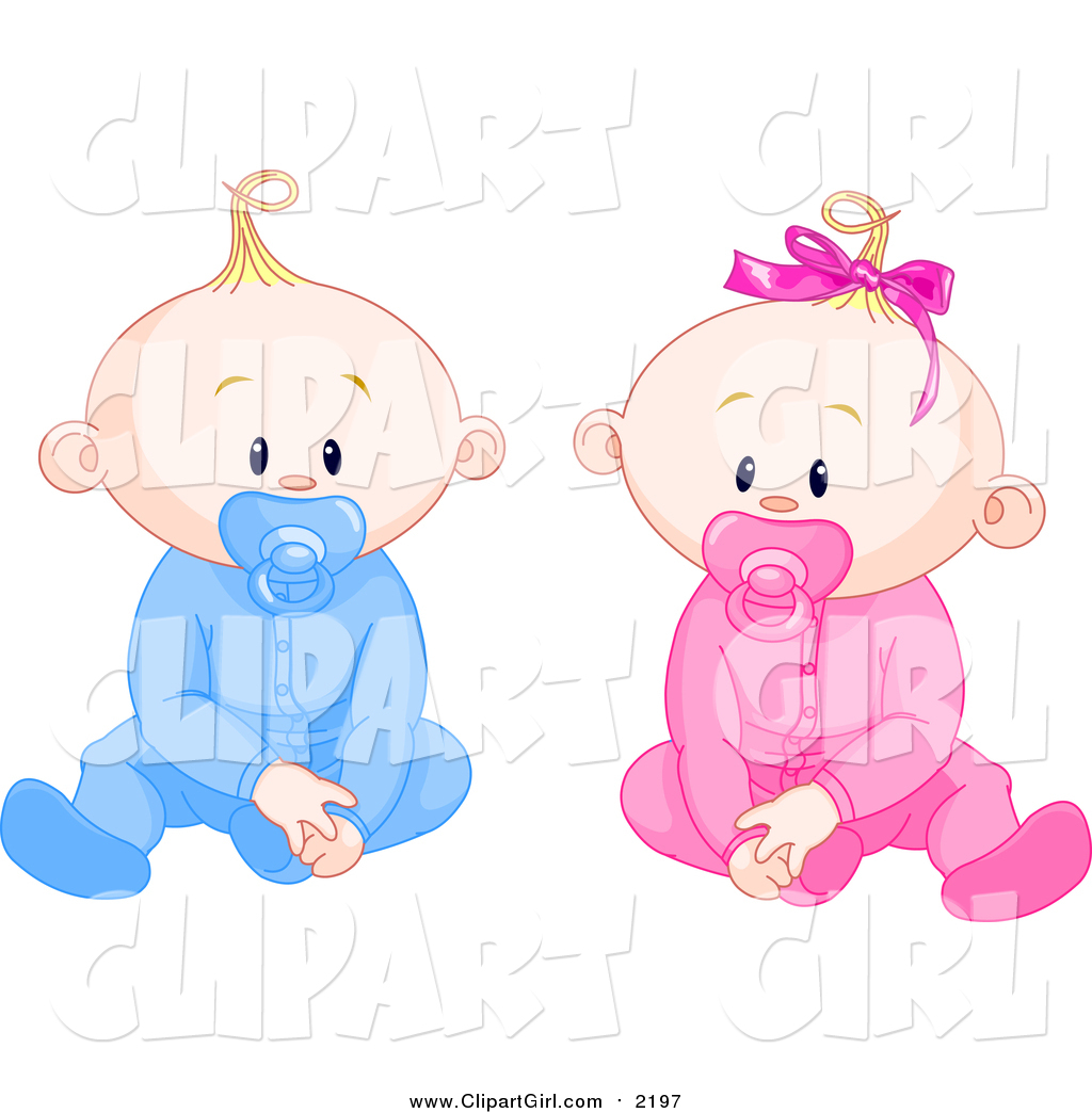 free twin baby boy clipart - photo #29