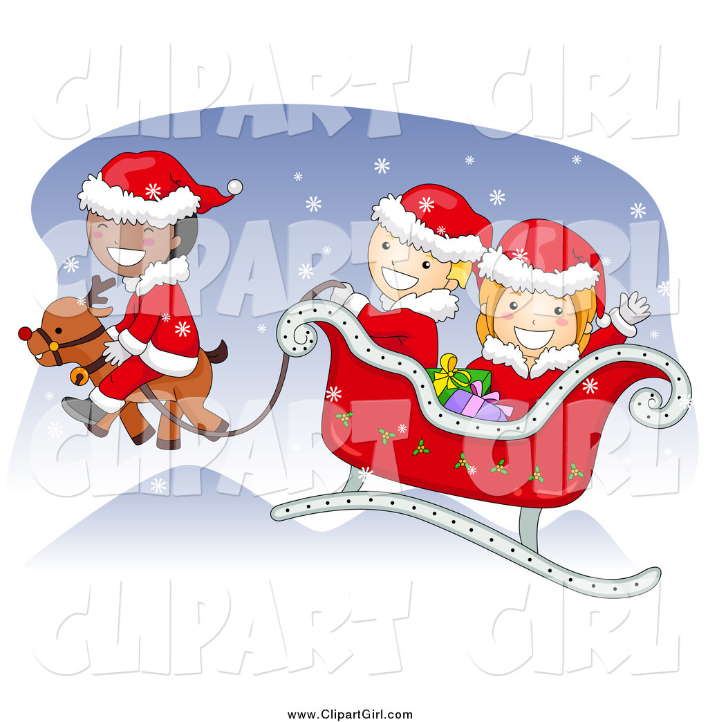 christmas clipart sleigh - photo #38
