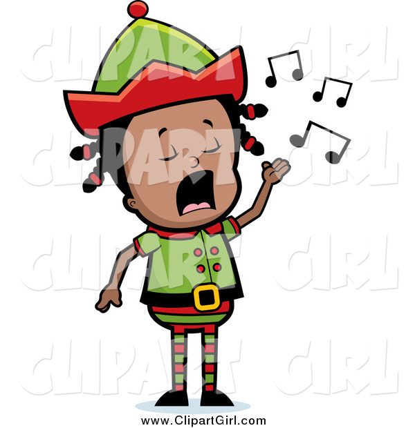 clipart of a girl singing - photo #48