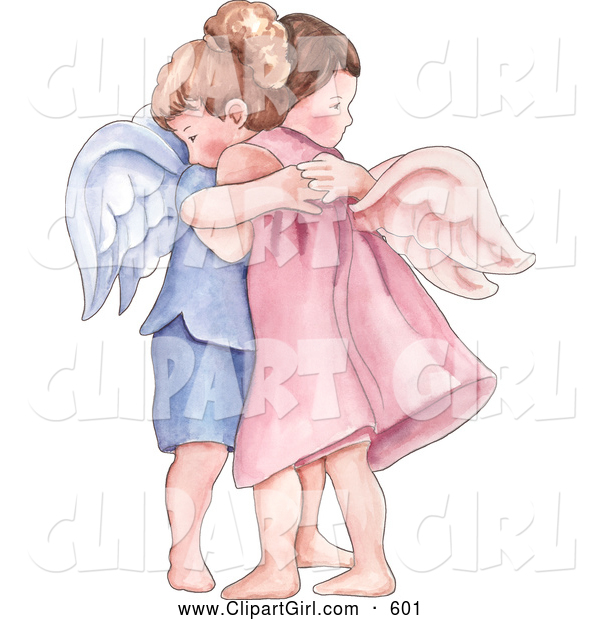 boy and girl angel clipart - photo #5